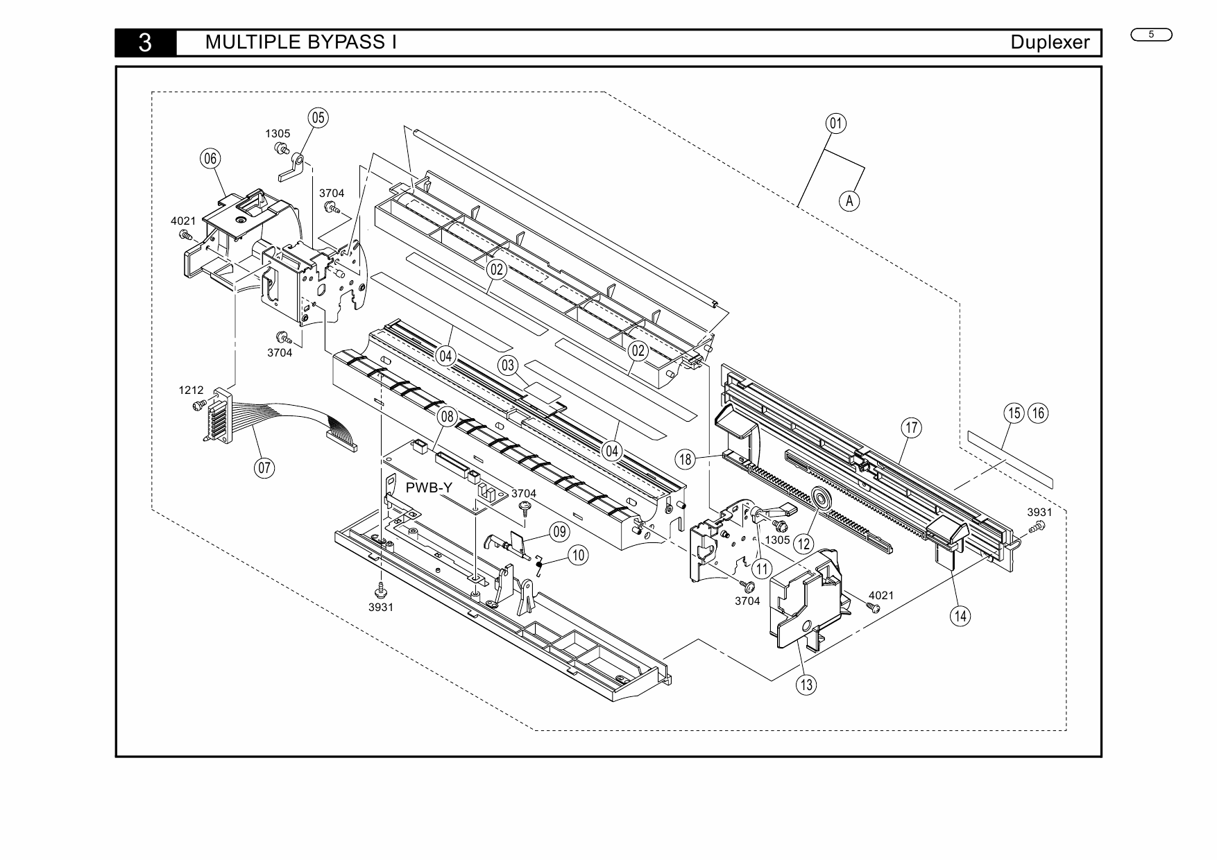 Konica-Minolta magicolor 7300 Duplexer Parts Manual-5